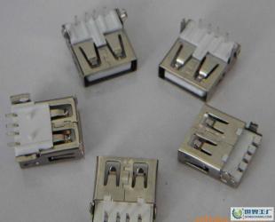 USBA母90度、90度沉板式、180度貼板式無(wú)卷邊系列_電子元器件